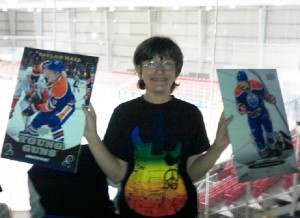 Happy Upper Deck collector