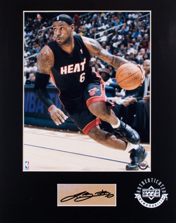Gift-Guide-LeBron-James-UDA-Autograph-Signed-Miami-Heat-Auto-Mat-Ic-Photo Gift-Guide-LeBron-James-UDA-Autograph-Signed-Miami-Heat-Auto-Mat-Ic-Photo