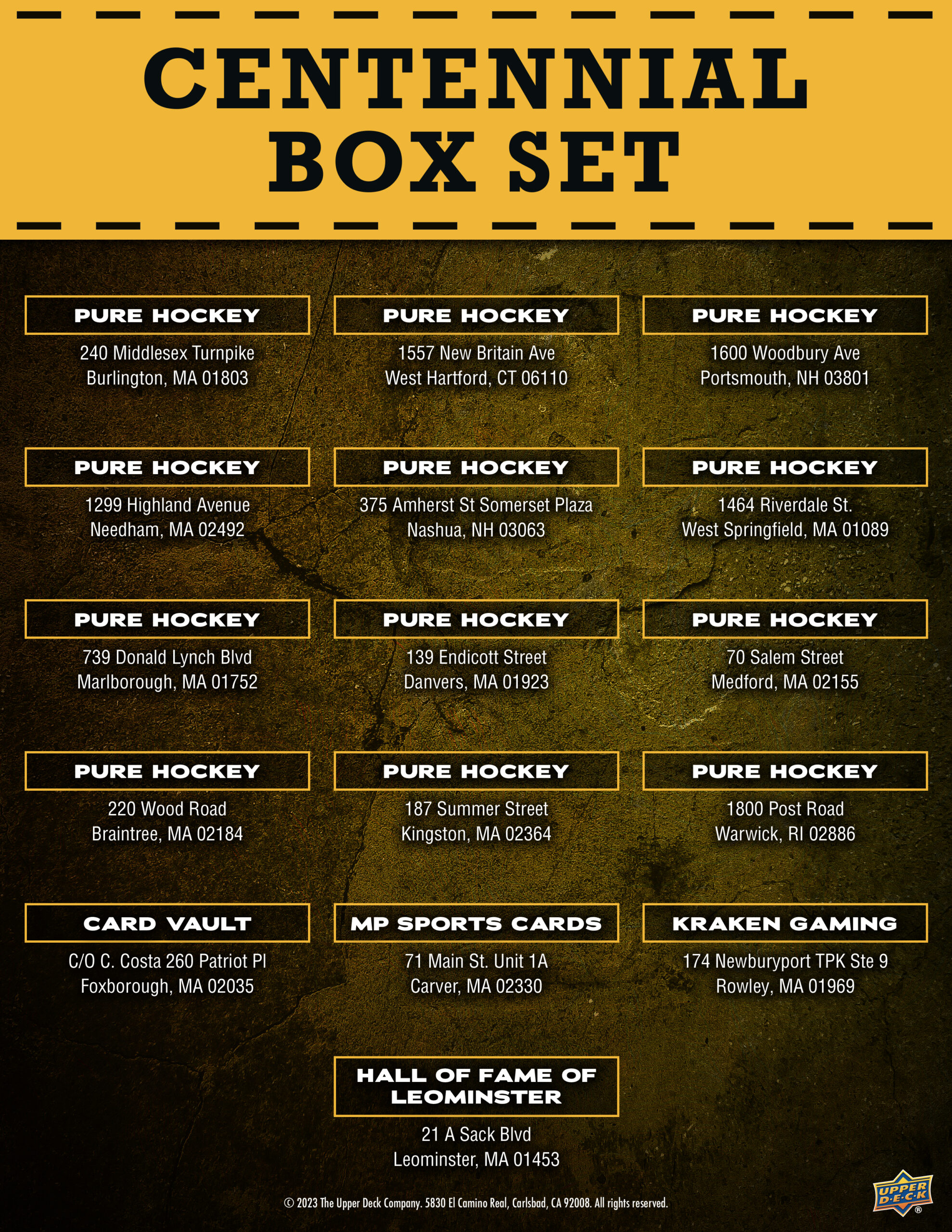 Boston Bruins Centennial Box Set Upper Deck Blog