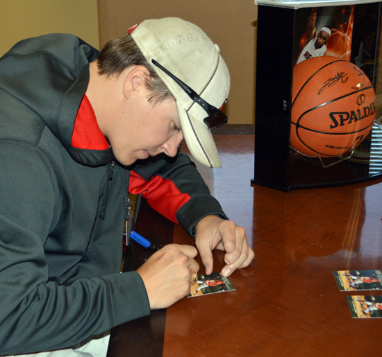 Brag Photo: Doc Jacobs Signs his First-Ever Upper Deck Baseball Cards ...