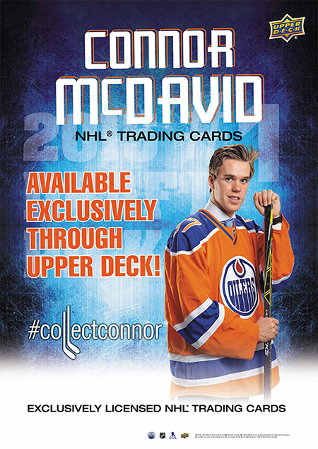 Young Oilers Fan Receives First Upper Deck Trading Card