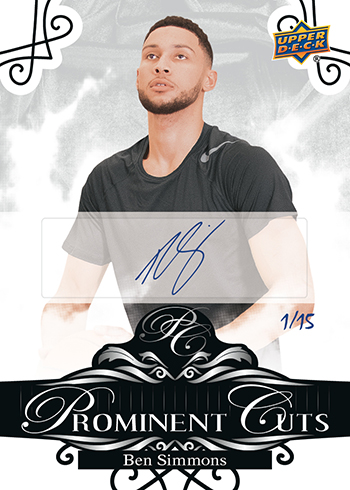 2019 upper deck national sports collectors convention prominent cuts autograph ben simmons